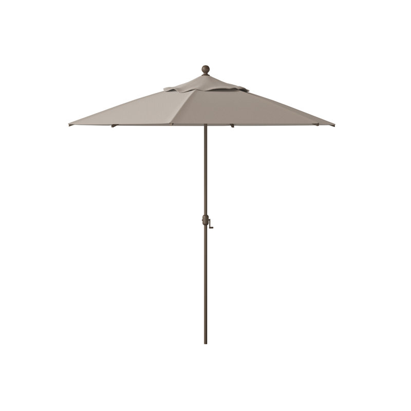 Parasol de marché 8,5' Portofino, Eau gazeuse, Graphite