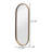 Ardenne Metal Oval Mirror