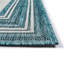 Tapis intérieur / extérieur bleu à motif géométrique Bugbee-1971903067