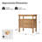 Jeremie Traditional 26"W 2-Drawer End Table with Charging Station and Pull-Out Shelf and Easy Assembly-1685725040