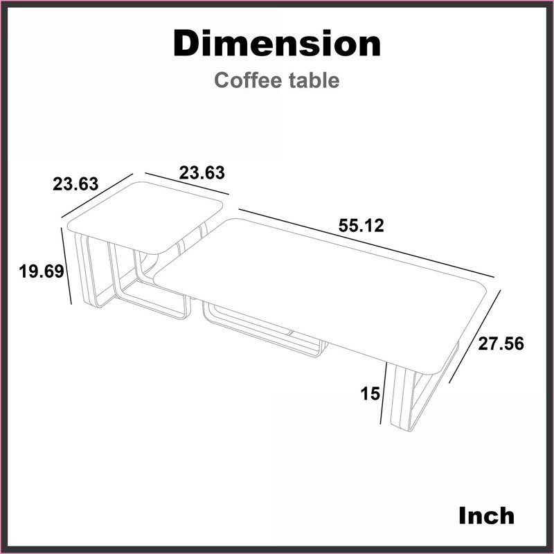 Table basse en pierre frittée avec structure en métal doré pour le salon, facile à nettoyer et résistante aux égratignures
