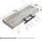 Swanfield Sorbus 16" Long Floating Shelves with Invisible Mounting Set of 2-997639744