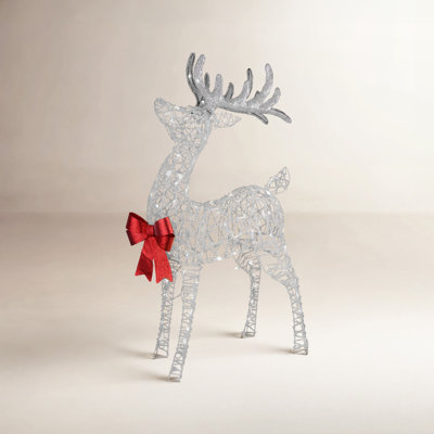 National Tree Company 48 in. Pre-lit Standing Buck