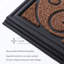 Demi-tapis de porte rond, tapis de bienvenue demi-cercle décoratif antidérapant floral pour entrée-315236435-315236444