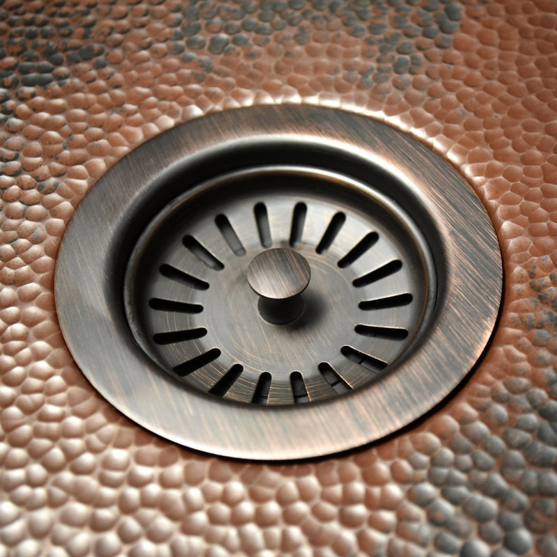 Drain d'évier de cuisine 3,5 po, Bronze frotté à l'huile
