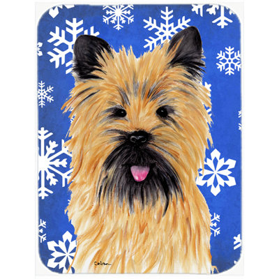 Planche à découper en verre terrier l’allée de vacances cairn Ashlynn