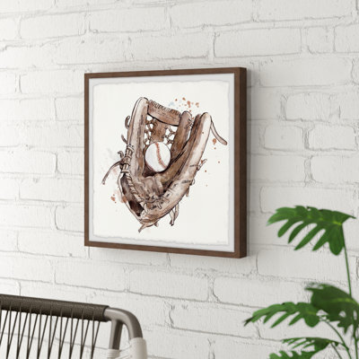 Legros The Baseball Glove Framed Print