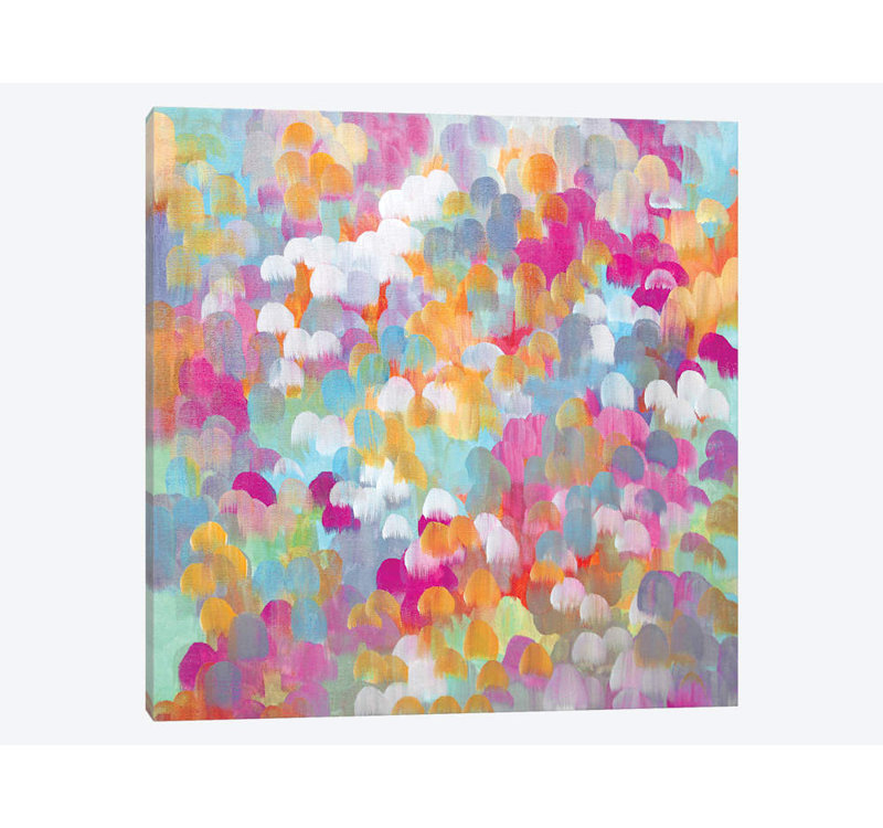 «Candy Collier», impression sur toile tendue, H 12 po x l 12 po x P 0,75 po, Pas de tapis, Toile tendue