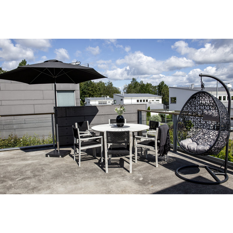Carlo 300cm Market Parasol, Black