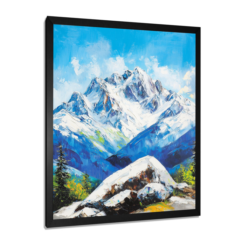 Impression murale Rocky Mountain Majesty II - Colorado, H 44 po x l 34 po, Reproduction encadrée d'une seule photo sans pass