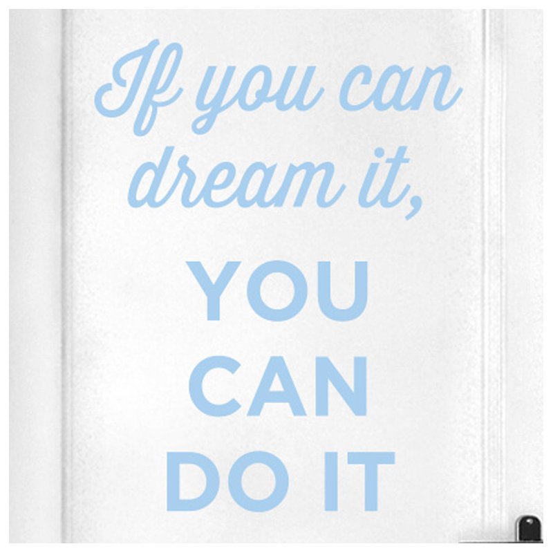 Wall Decal, Light Blue