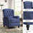 29.5" W Microfiber Push-Back Recliner-1913237039