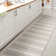 Belves Two-Tone Striped Classic Low-Pile Machine-Washable Cream/Light Gray Rug