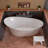 70.87'' x 33.5'' Freestanding Air Acrylic Bathtub