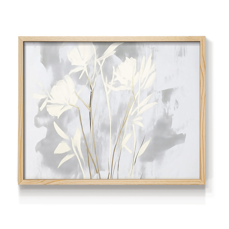 Floral Series-XLIV -Framed Print - Restickable, Naturel, H 8 po x l 10 po