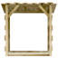 Alpen Home Pergolas With Roofs 2 Pcs 100X90x100 Cm Impregnated Pinewood