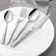 32-Piece Silverware Set, 8-Piece Heavy-Duty Stainless Steel Flatware Set, Dishwasher Safe