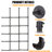 5 Tier Farmhouse D.I.Y Iron Pipe Shelf Wall Mount Open Bookshelf (Wooden board not included)