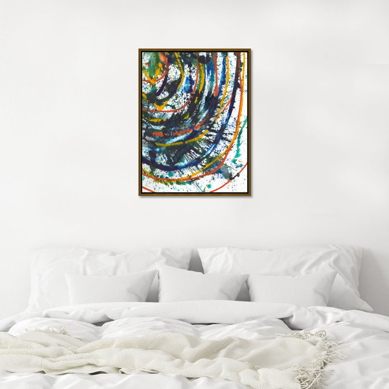 Danielle Davis " Infinity XVII " by Danielle Davis Painting Print, Image Brush Gel, 41.75" H x 31.75" W