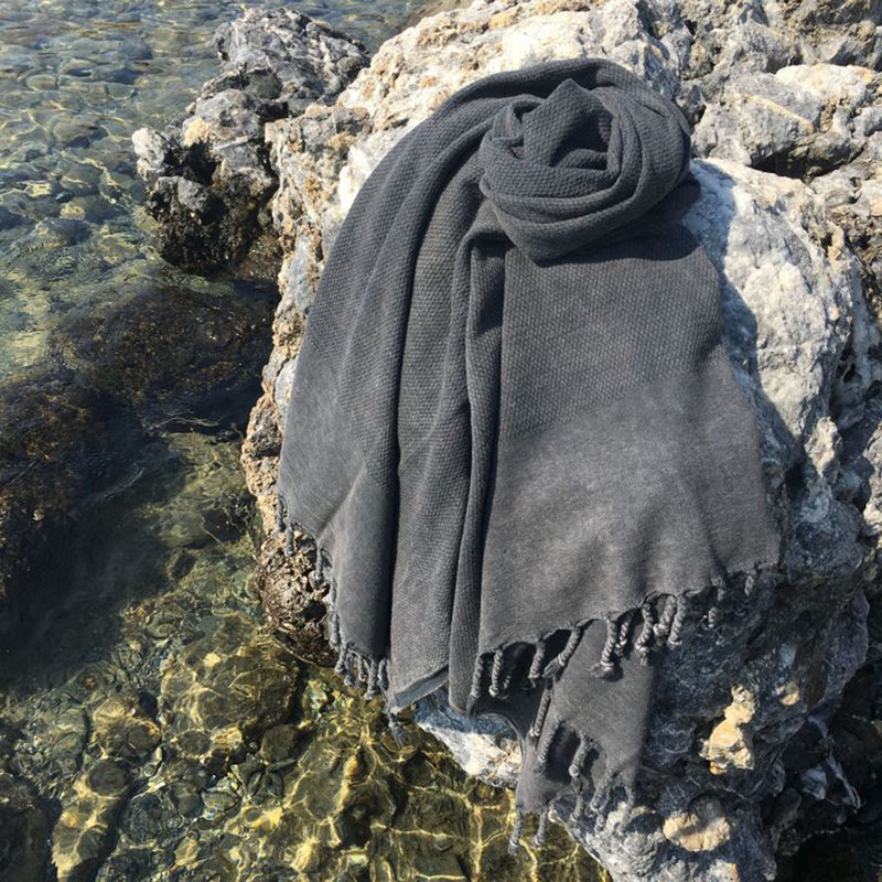 Cotton Ultra Light Bath Towel, Dark Gray