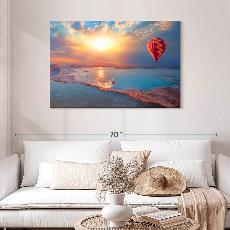 Mehar Beach Hot Air Balloon, 30" H x 45" W