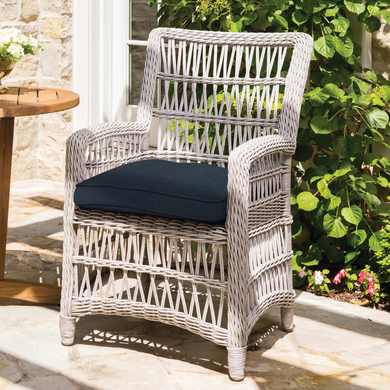Mackinac Outdoor Dining Armchair, Visions Cobalt