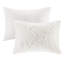 3 pièces de literie en chenille avec imprimé pour chambre à coucher côtière, housse de couette en coton double / grand A Cozy Home,-120649288