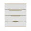 Commode California, quatre tiroirs spacieux, plateau supérieur-229386623