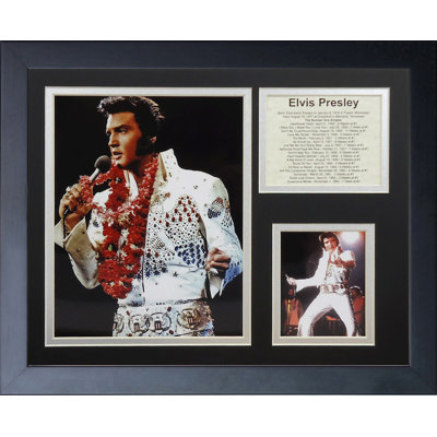 Elvis Presley White Suit Framed Memorabili