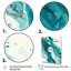 Turquoise Waves in Paradise V - reproduction sur toile-387071024-387071027