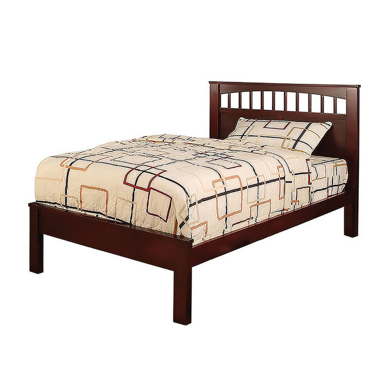 Lit plateforme Robstown, Cerisier, Simple