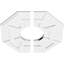 Médaillon de plafond 36 po x l 18 po x H 3 po x P 12 1/2 po x P 1 po-36075921
