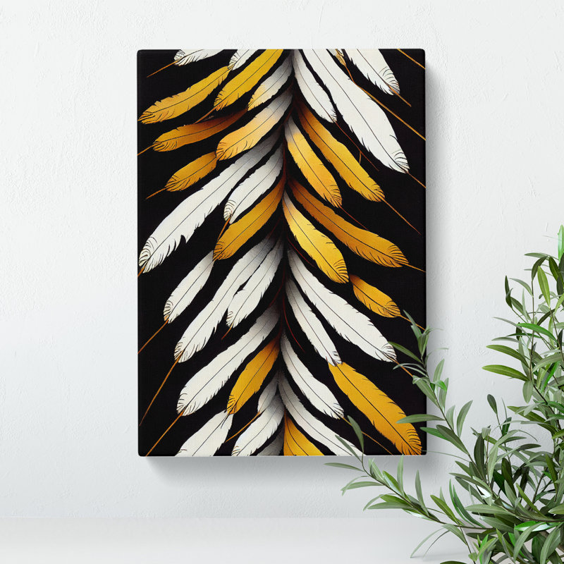 Exceptional Feathers - Wrapped Canvas, 50cm H x 35cm W x 3cm D