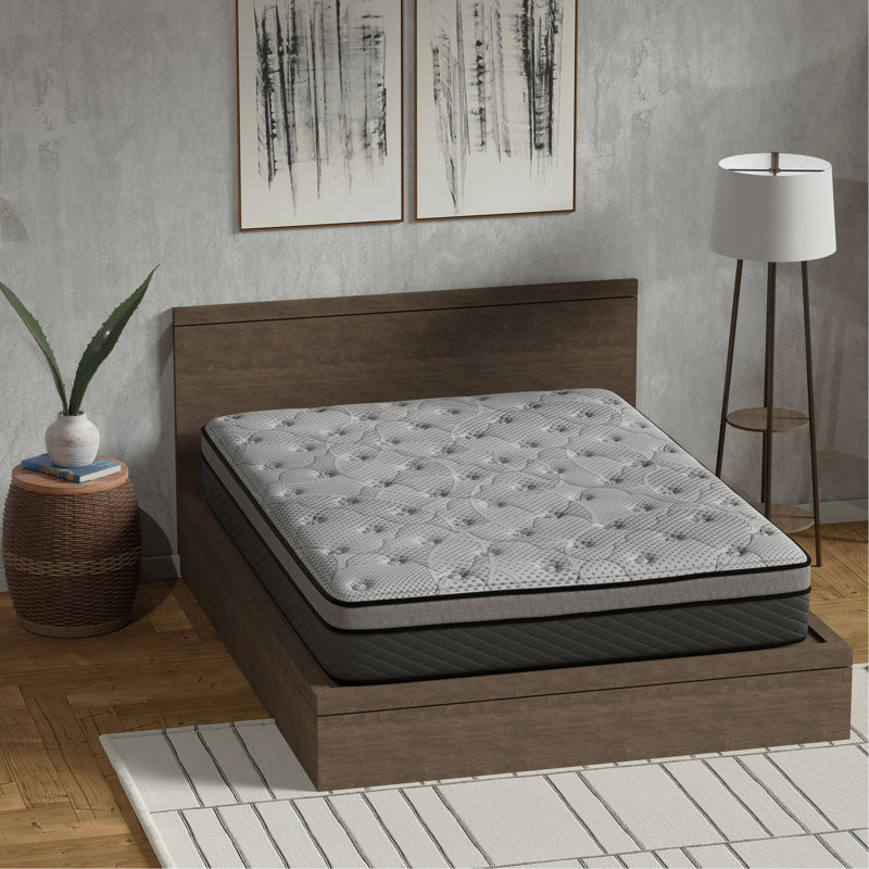 Hybrid 12 Inch Medium Firm Twin Mattress with Pocketed Coils, Twin
