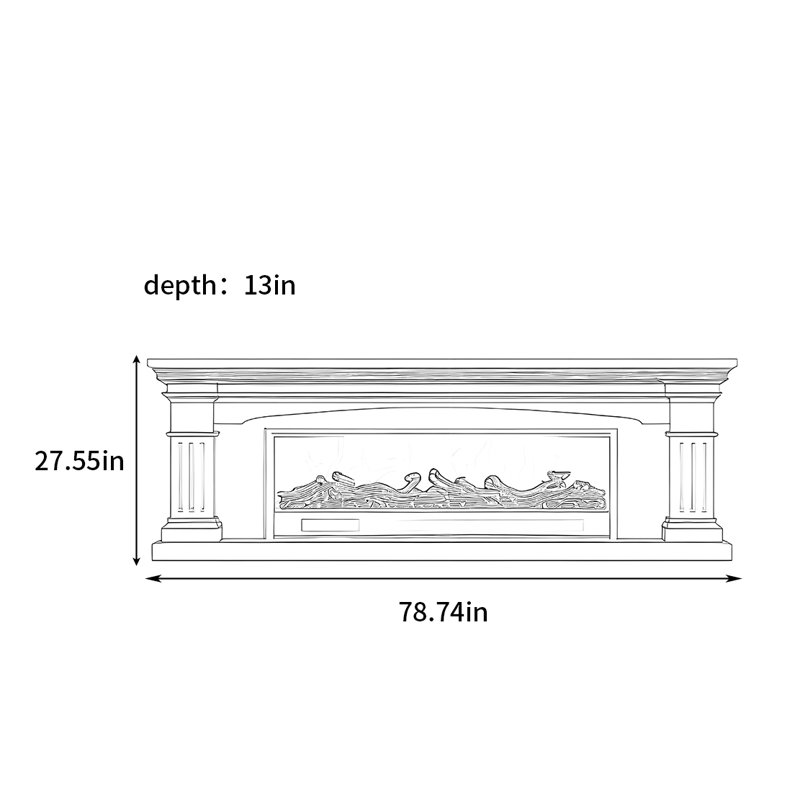Armoire décorative simple de style européen