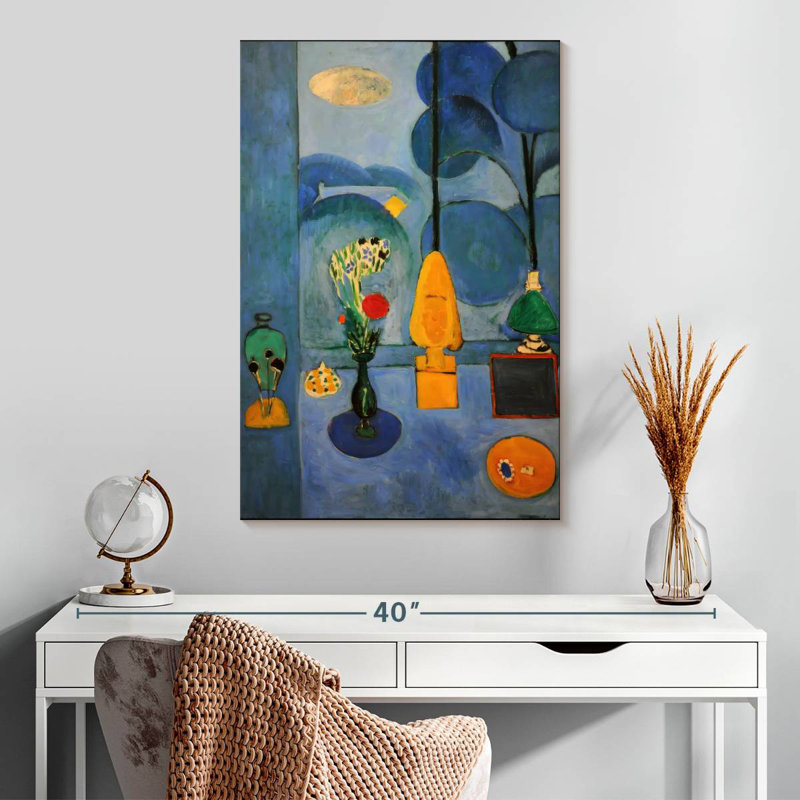 Avery The Blue Window, 30" H x 20" W