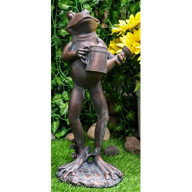August Grove® Seidel Frog Animals Plastic Garden Statue & Reviews
