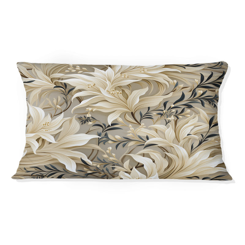 Floral Throw Pillow