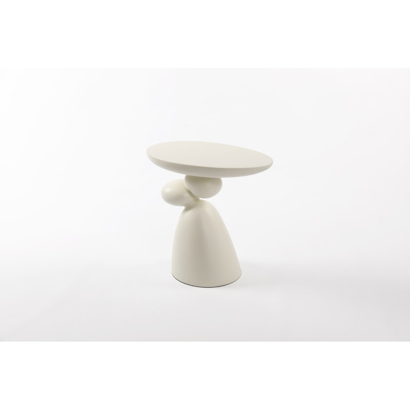 Table de bout Lucky Stone, table d'appoint en fibre de verre, table de coin minimaliste moderne, table basse avec décoration, pour le salon, la chambre à coucher, la chambre d'amis