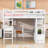 Gaetanina Kids Full Loft Bed with Drawers-306186856