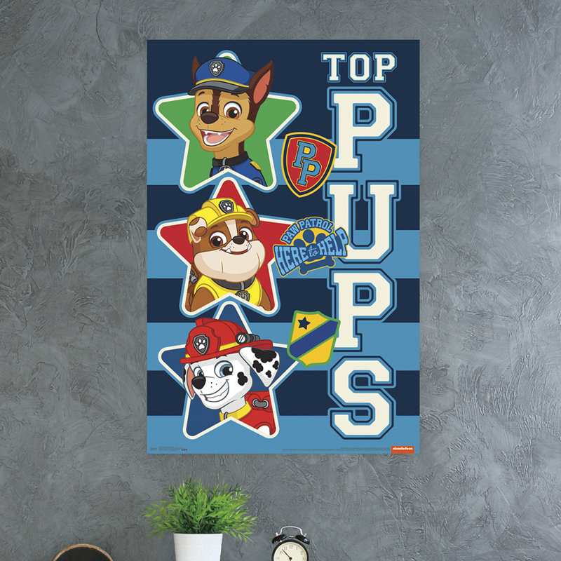 « patrol patrol-top pup », impression sur papier