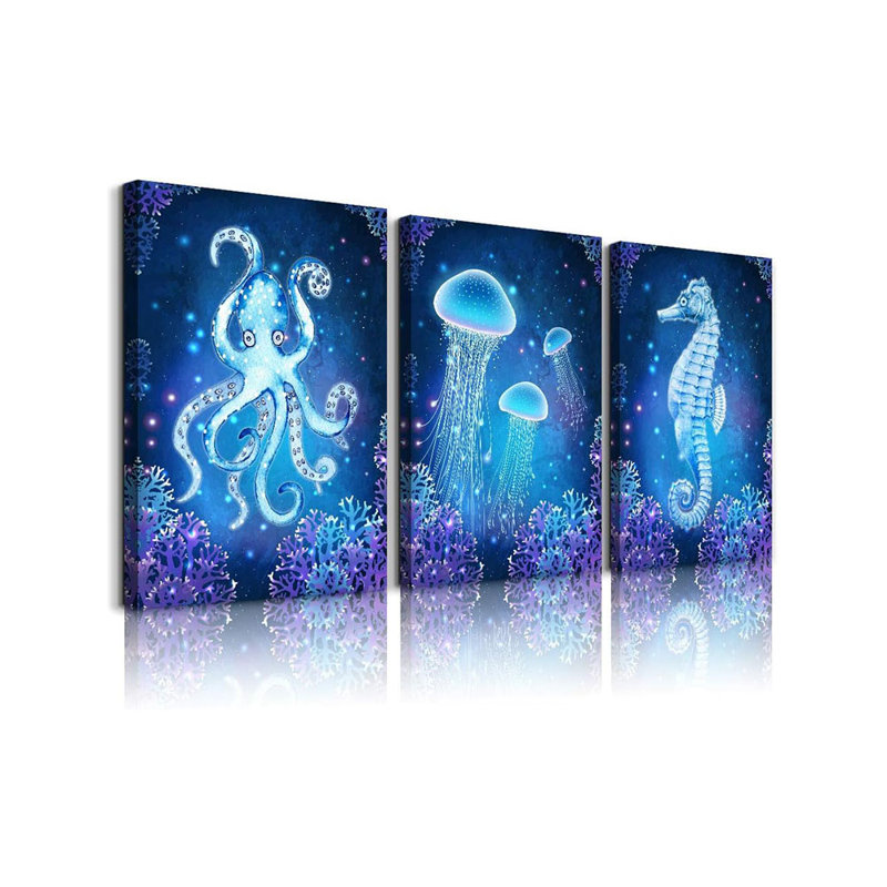 3 Piece Wrapped Canvas Set