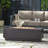 48" Outdoor 50,000 BTU Rectangular Iron Propane Fire Pit, Brown Wood Pattern (Tank Cover Not Included)-74437191-74437185