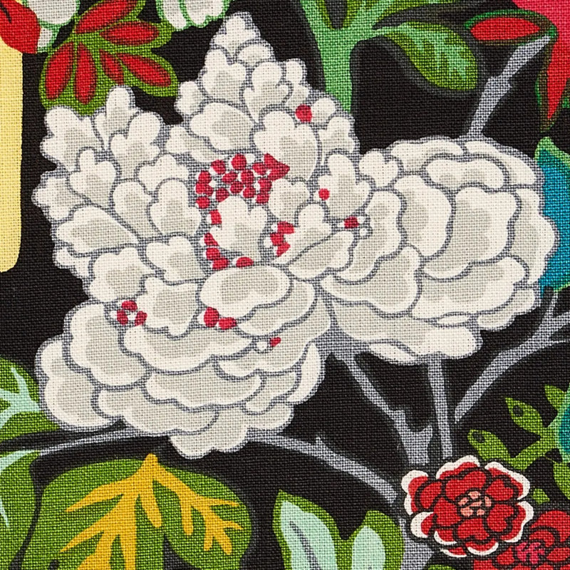 Chiang Mai Dragon Fabric, Ebony