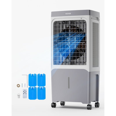 Refroidisseur d'air par évaporation portatif 1800 pi³ / min avec réservoir d'eau portatif de 6,8 gallons