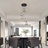 Elisabette 5 - Light 17" Wide Unique Smoky Glass Cluster Pendant Light