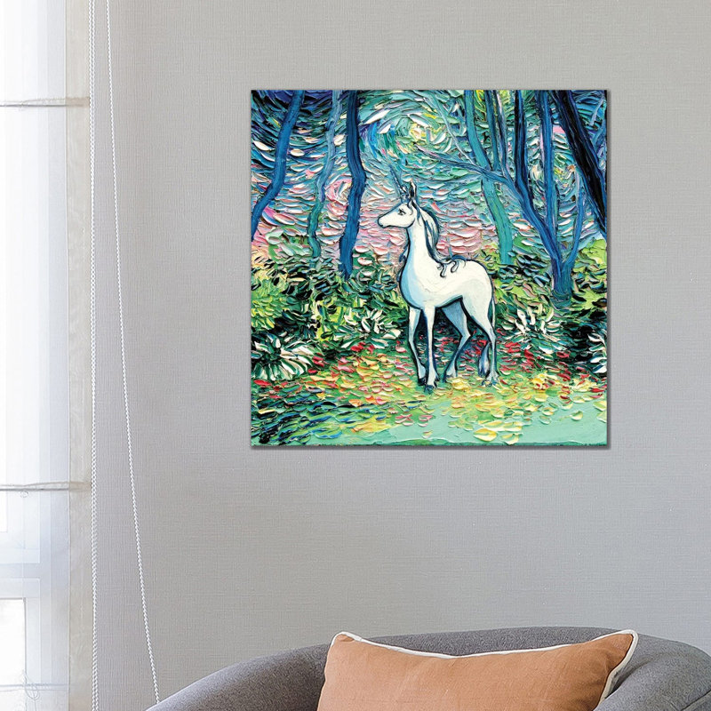 In The Shadow Of The Forest by Aja Trier - Wrapped Canvas Painting, 66.04 cm H x 66.04 cm W x 1.91 cm D
