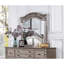 Commode en bois antique et miroir pour chambre à coucher