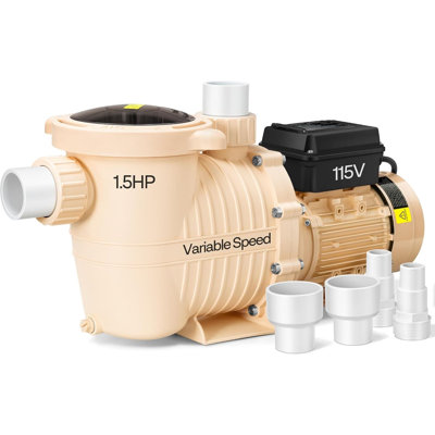 1.5 HP 115-Volt Variable Speed Self Primming Swimming Pool Pump for in/Above Ground Pools