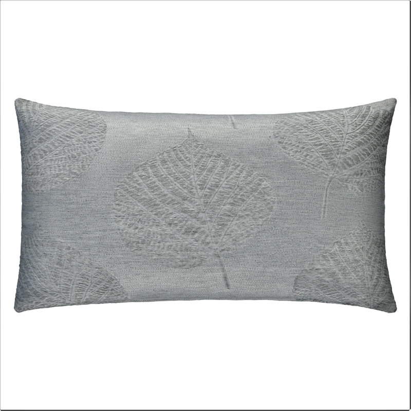 Housse de coussin rectangulaire, gris